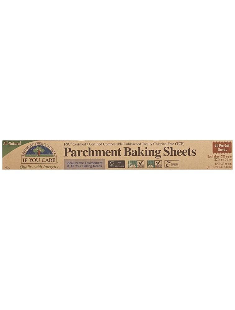 If You Care Parchment Baking Sheets 24 Count - B4BEQ824V