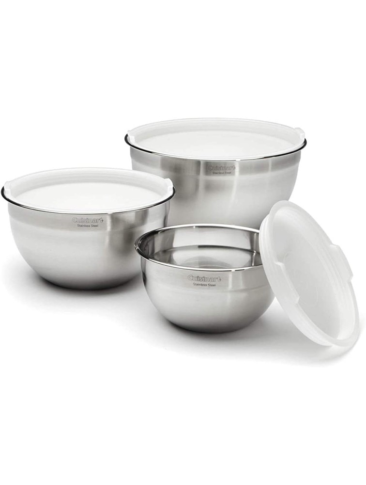 Cuisinart Chef's Classic Mixing Bowls 5 quart Stainless Steel - B1ET9YXZD