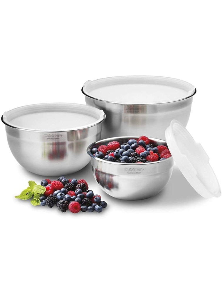 Cuisinart Chef's Classic Mixing Bowls 5 quart Stainless Steel - B1ET9YXZD