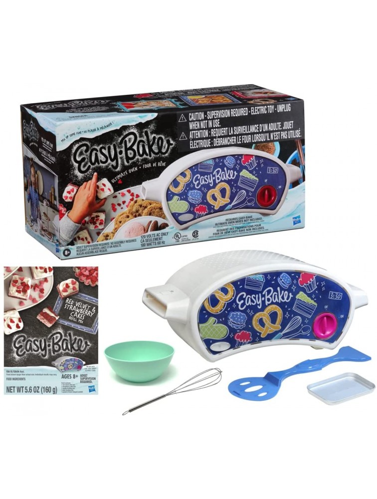 Easy Bake Oven Ultimate Creative Edition Bundle with Red Velvet & Strawberry Cake Mix Mini Whisk & Bowl 1 - BPZUXSFFV