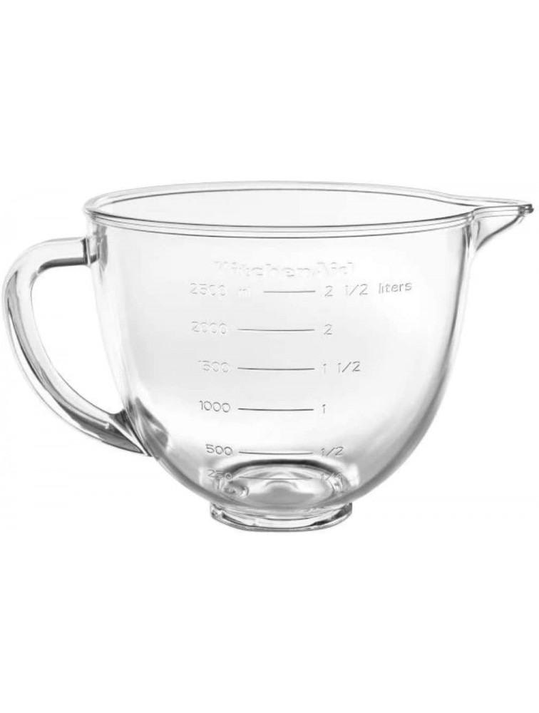 KitchenAid 3.5-Quart Glass Bowl Fits KitchenAid Tilt-Head Mini 3.5-Quart Stand Mixers - BIS4RXE6T
