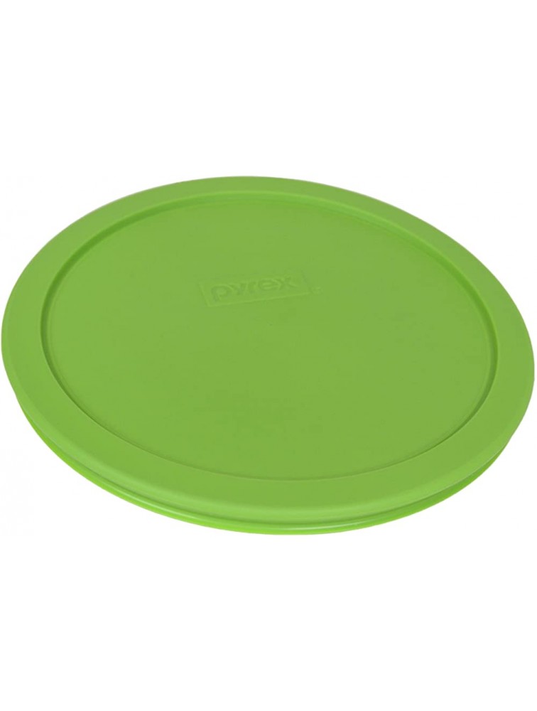 Pyrex Bundle 2 Items: 7402-PC 6 7-Cup Green Plastic Food Storage Lids - B556ZHB7X