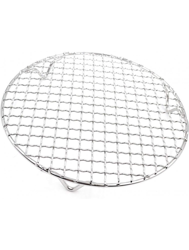 Comicfs Cooling Rack with Legs Dia 7 Round Stainless Steel Cross Wire Barbecue Carbon Baking Net Grill Pan Grate for Instant Pot Pressure Cooker Oven 18cm 7 - BJZDCV1O9