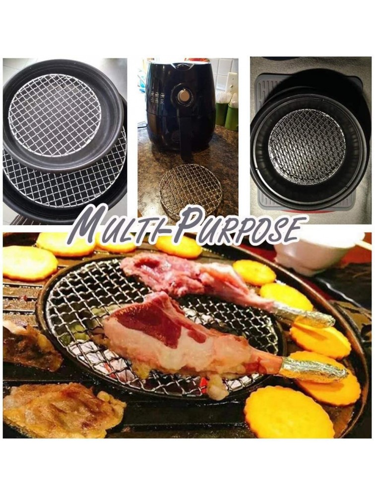 Round Cooling Racks Steaming Grilling Rack Stainless Steel,Fits Air Fryer Round Cake Pan Oven & Dishwasher Dia 13.8 - BQ381D75B