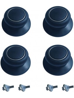 4 Pack Pot Lid Top Replacement Knob -Heat Resistant Pot Top Knob Replacement Pot Knobs Replacement Knobs for Pot Lids Pot Lid Replacement Knob Lid Handle Replacement-Black - BSNEZV29S