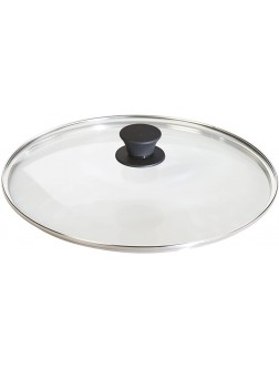 Lodge Tempered Glass Lid 12 Inch – Fits Lodge 12 Inch Cast Iron Skillets and 7 Quart Dutch Ovens - BYVB0610G