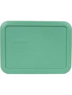 Pyrex 7210-PC Rectangle 3 Cup Storage Lid for Glass Dish 1 Light Green - BDH1IL1NU