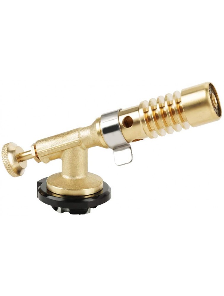 Professional Portable Brass Kitchen Cooking Gas Butane Culinary Torch Welding BBQ Flame Gun - BL8YAYWGD