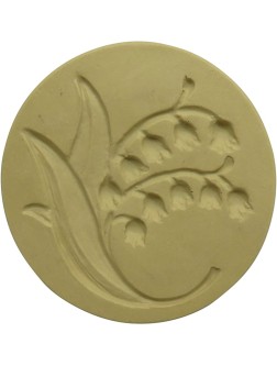 Brown Bag Lily of the Valley Cookie Stamp Art Nouveau Flower Series - BQT5MS0CH