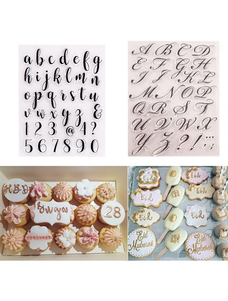 Handmade Alphabet Baking Tools Biscuit Mold Set Bakeware Party Supplies Embosser Cake Decorating Tools Cake Stamp Mold FondantUppercase Letter - B2LMAQYWF