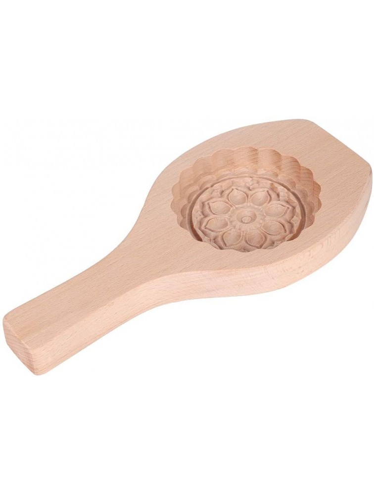 Moon Cake Mold,Moon Cake Mold Acouto Wood Acouto Wooden Flower Pattern Chinese Moon Cake Mold for Chinese Traditional Mid-autumn Festival Baking Mold for Muffin Mooncake Cookie Chocolate Pumpkin06 - BCF9JCZW5