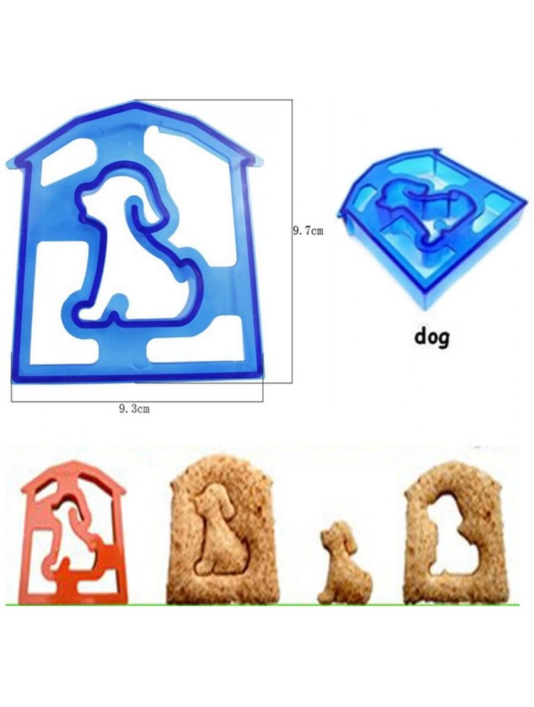 Set of 6 ZICOME Adorable Animal Shapes of Sandwich Cutter for Kids Dinosaur Dolphin Elephant Dog Butterfly & Train or Star More Fun Toy Kids Set Make Kids Enjoy Lunchtime - B7BXCB210