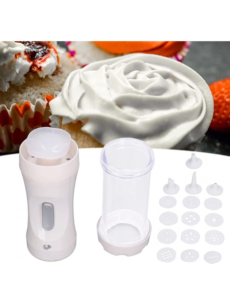 HEEPDD Cookie Press Maker Kit Electric Cookies Press Kit for DIY Biscuit Maker and Decoration with 9 Discs Pastry Decorating Tool - BDUTVGYHI