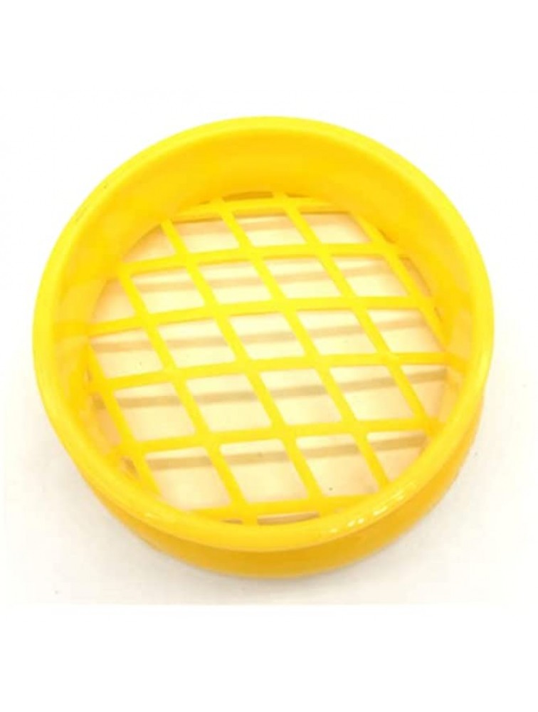Plastic Lattice Press Pineapple Bun Mold,Baking Tool for Bread,Cake,Biscuit,Kitchen Pastry Yellow - B8NSEVBIK