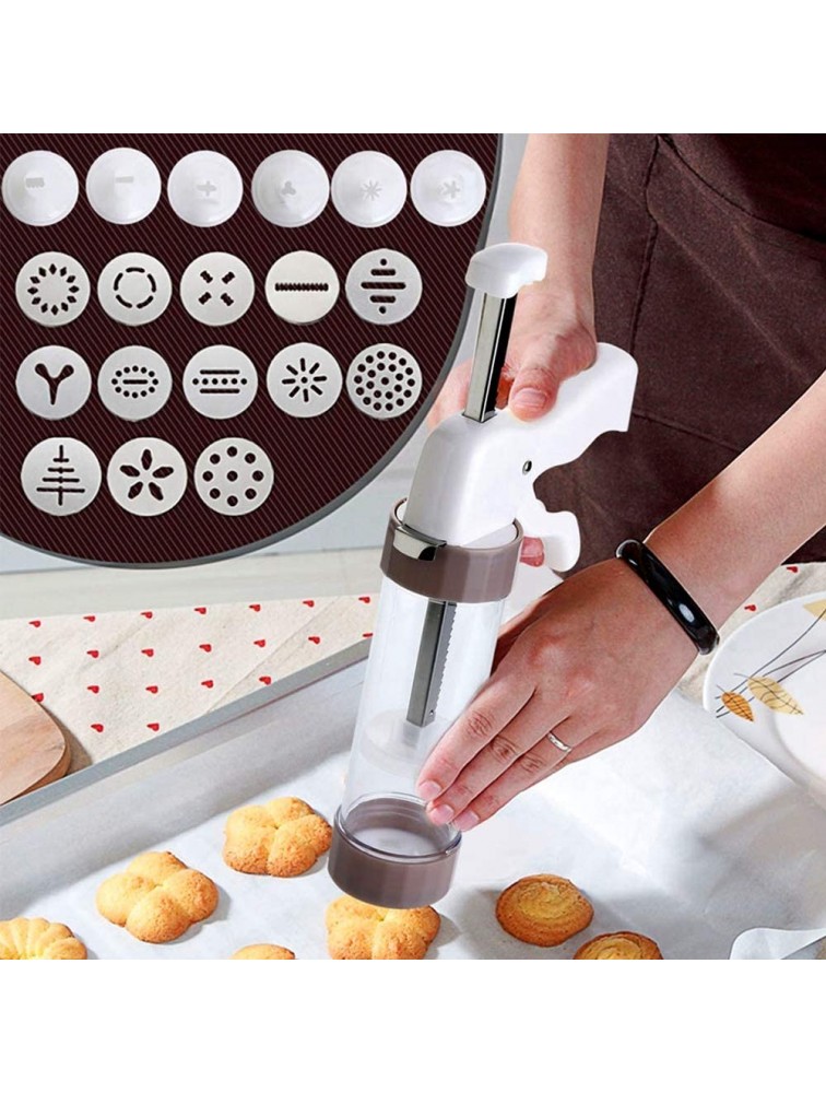 YERZ DIY Cookie Tool Biscuit Cookie Extruder Presser Machine Biscuit Maker Cake Making Decorating Gun Kitchen Baking Tools - BEI6CY4PH
