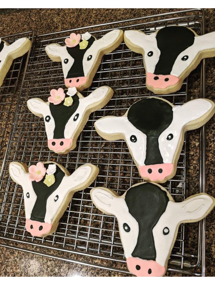 Ann Clark Cookie Cutters Cute Cow Steer Face Metal Cookie Cutter 4.5 - BE1RLAWMH