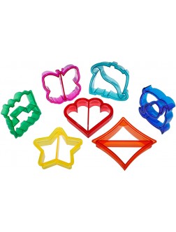 Colorful Sandwich Cutter Shapes Multi Colors and Cute Design Sandwich Cutters That Your Kids Will Love By Exultimate Set of 7 - BRN5OVPKP