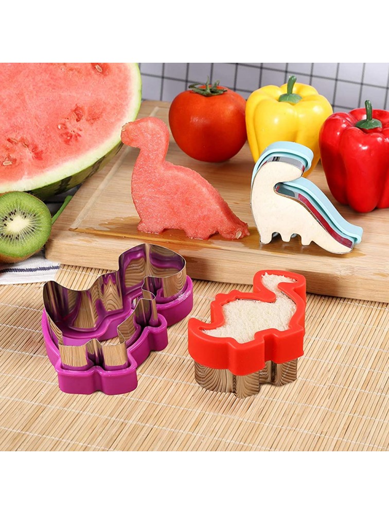 Dinosaur Cookie Cutter Set Shapes Include Velociraptor Tyrannosaurus Tarbosaurus Apatosaurus Diplodocus and Dragon Claw Suitable for Kitchen Baking - BUZTY7BS1