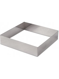 de Buyer Stainless Steel Square Ring Mold 1.7-inch x 7.9-inch - B6TD5ELJB