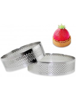 DOITOOL Stainless Steel Tart Ring Crumpet Rings Molds for Home Food Making Tools7CM - BYR2QMU95