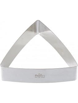 Fat Daddio's Stainless Steel Convex Triangle Cake and Pastry Ring 6.875 Inch x 2 Inch - BO0UD69FJ