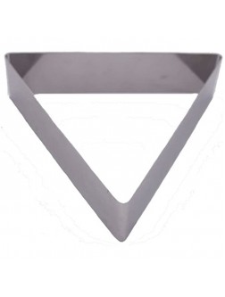 Fat Daddio's Stainless Steel Triangle Cake and Pastry Ring 6.25 Inch x 2 Inch - BF075857D