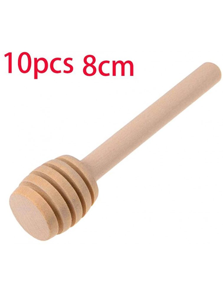 NC Mini Eco- Friendly Wooden Spoon Honey Dipper Sticks Mixing Server Wood Spoon for Honey Jar Dispense Drizzle Honey Dipper Stick - BW3X95NR0