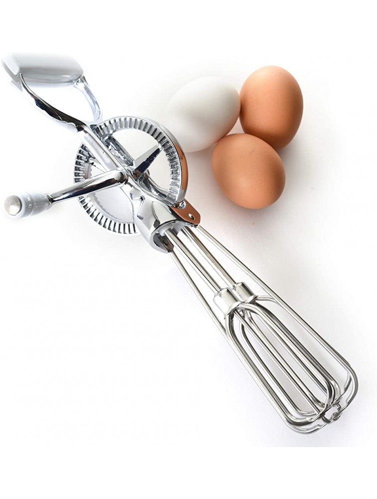 Norpro Egg Beater Classic Hand Crank Style 18 10 Stainless Steel Mixer 12 Inches - B5KINRG5E