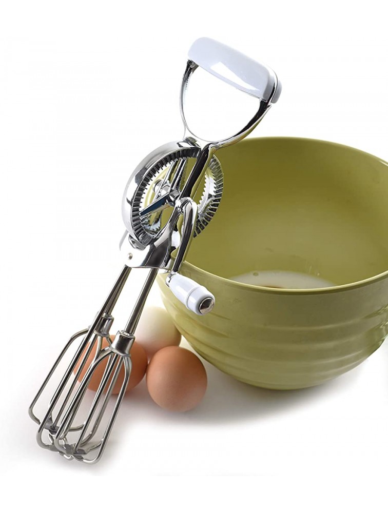 Norpro Egg Beater Classic Hand Crank Style 18 10 Stainless Steel Mixer 12 Inches - B5KINRG5E