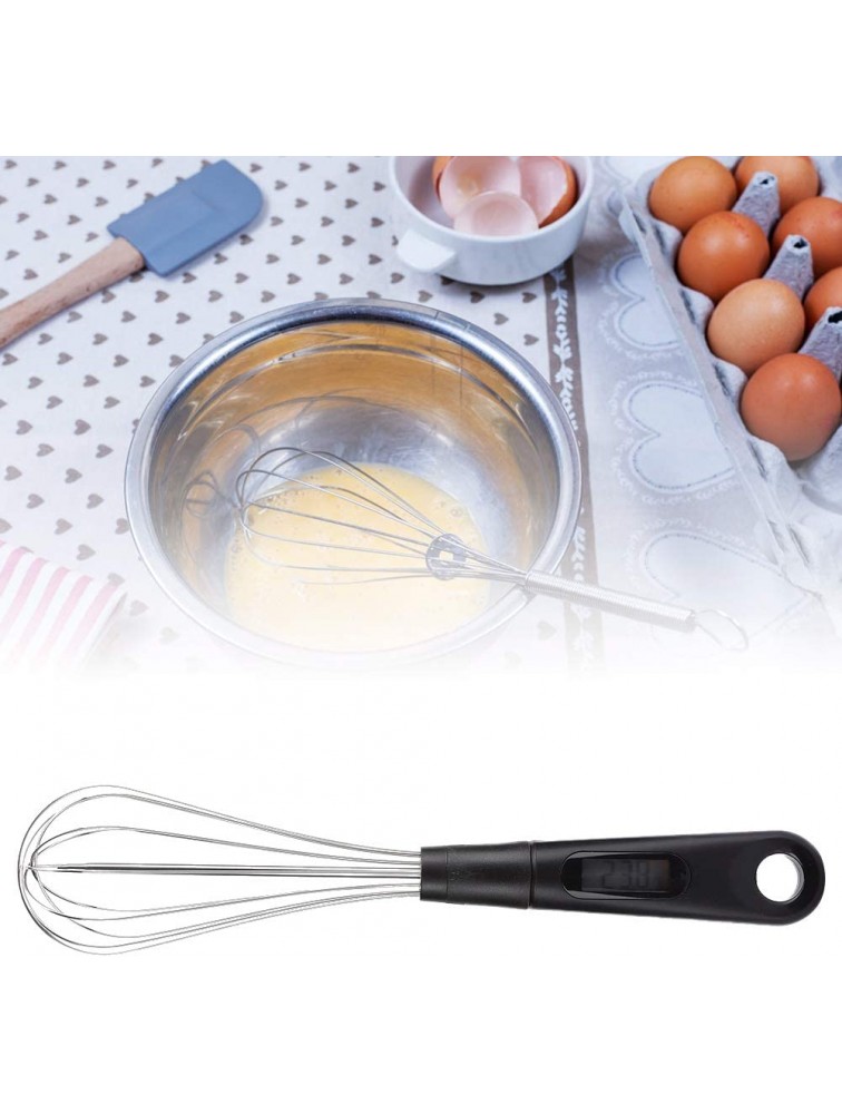 Tabpole Eggbeater Digital Thermometer Coffee Stirrer Hand-Made Tools High-Accurancy Probe - BAN5XXH24