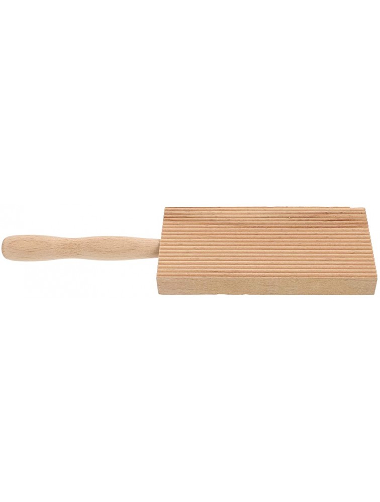 YARDWE Natural Gnocchi Boards Paddle Non Stick Quick Gnocchi Stripper and Paddle Kitchen Homemade Pasta Garganelli Spaghetti Maker Tool - BJIRKXUQD