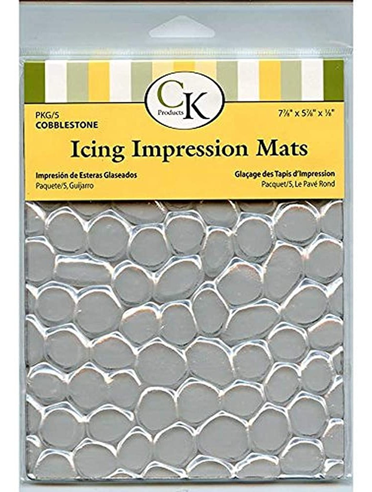 CK Products 35-2630 Cobblestone Icing Impression Mat Clear - BE5SE9AQD