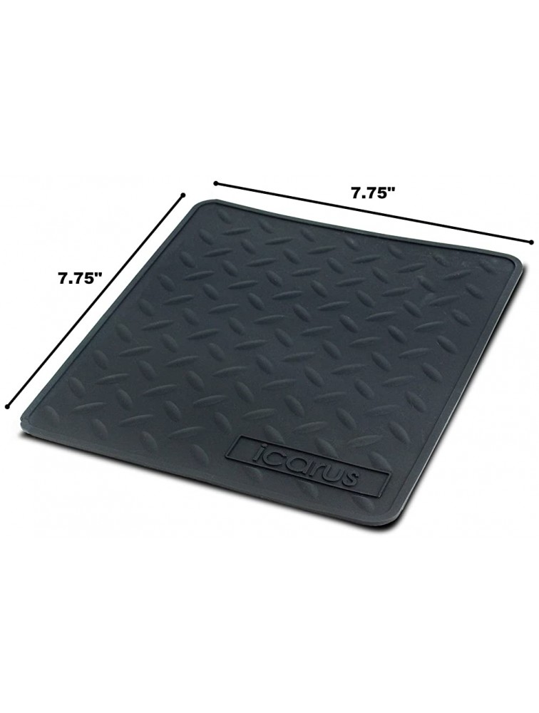 Icarus Silicone Heat Resistant Proof Tray Mat 7.75" x 7.75" - BYNIFVEHA