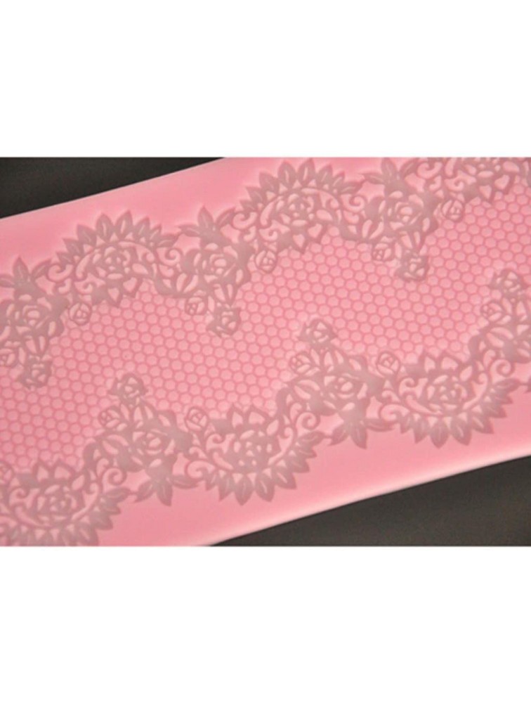 Joinor Baking Supplies Sweet Lace Mat Silicone Mold for Cake Decorating Floral Lace - B7PP0S7S7