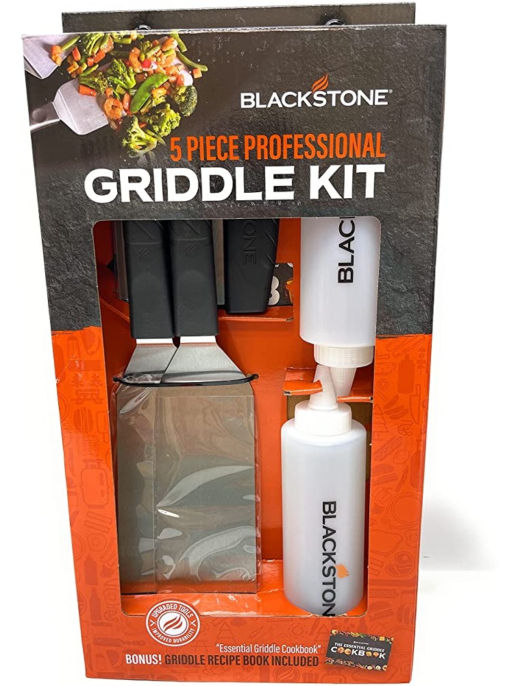Blackstone Griddle Professional Starter Bundle: Griddle Kit Breakfast Kit Seasoning & Conditioner and Grease Cup Liners - BTSHIGWKY