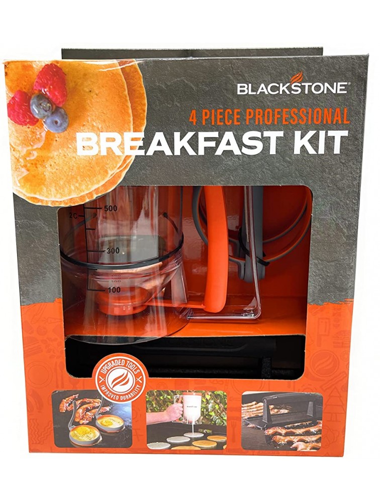 Blackstone Griddle Professional Starter Bundle: Griddle Kit Breakfast Kit Seasoning & Conditioner and Grease Cup Liners - BTSHIGWKY