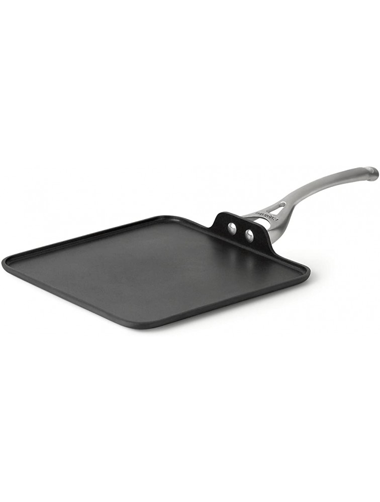 Calphalon Contemporary Hard-Anodized Aluminum Nonstick Cookware Square Griddle Pan 11-inch Black - BG2AY71DQ