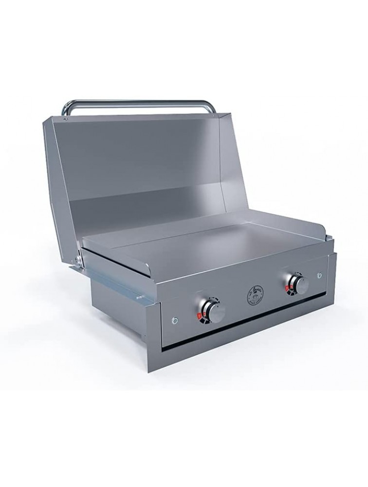 Le Griddle 2 burner GFE75 package set with lid or cover insulate or isolate starter kit and FREE cover - BC5C5TDN9
