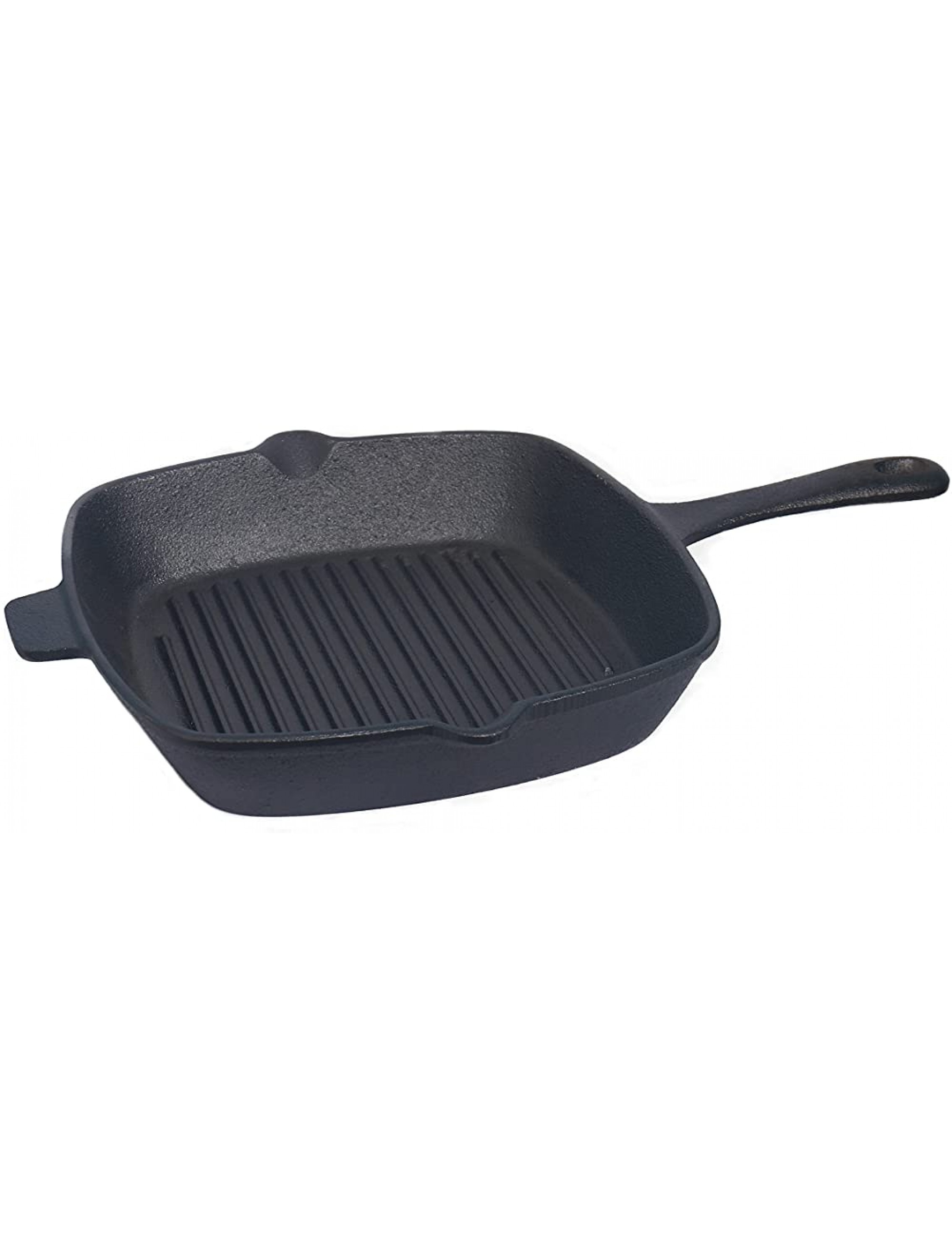 RikoTech 10 inch Cast Iron Griddle for Gas Stovetop 2-in-1 Grill Pan Skillet Large Reversible Grill Griddle Pre-Seasoned for Non-Stick Like Surface Cookware Oven Broiler with Easy Grip Handles - B0O1XL129