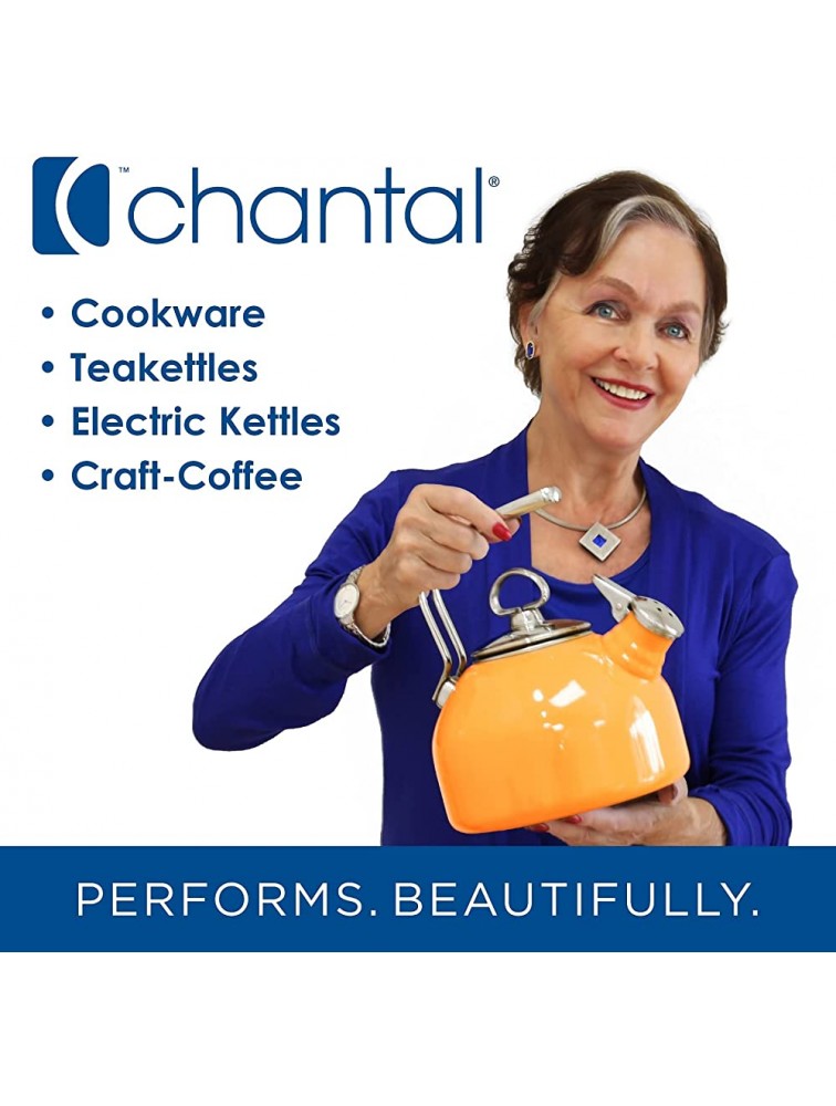 Chantal Catherine Teakettle Tea Kettles 1.8 quart Brunswick Green - BLXOYDYFS