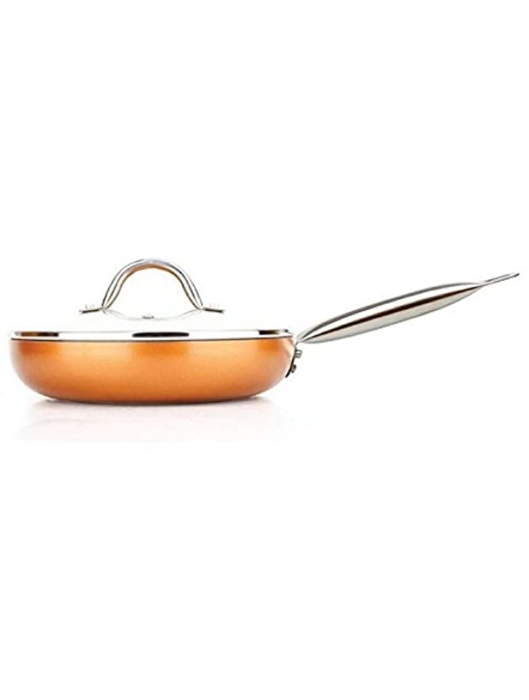 Copper Pan 10-Piece Luxury Induction Cookware Set Non-Stick 21.5 x 11.5 x 11 inches - BISZ37O1P