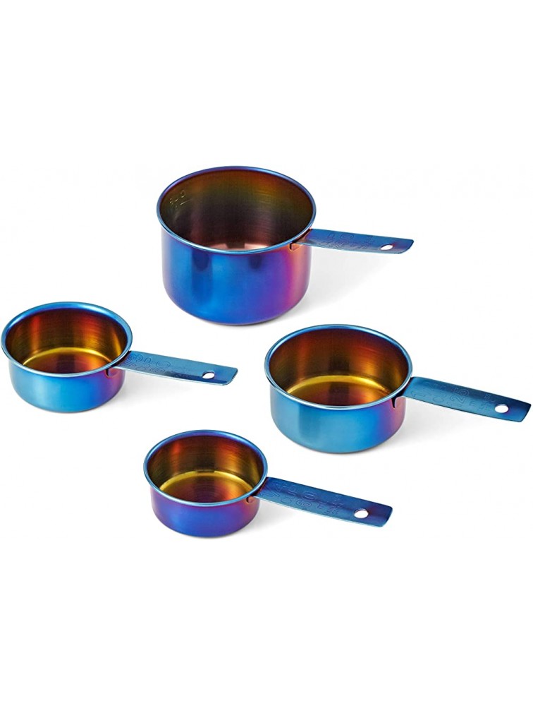 Iridescent Stainless Steel 20-Piece Cookware Set with Kitchen Utensils and Tools Ray Pots and Pans Set Cooking Utensils Set - B6I1CRXIK
