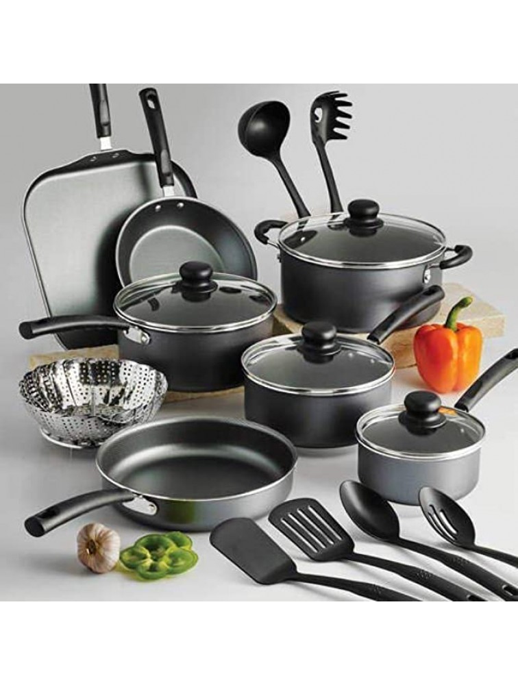 LEGENDARY-YES 18 Piece Nonstick Pots & Pans Cookware Set Kitchen Kitchenware Cooking - BDGF1C28L